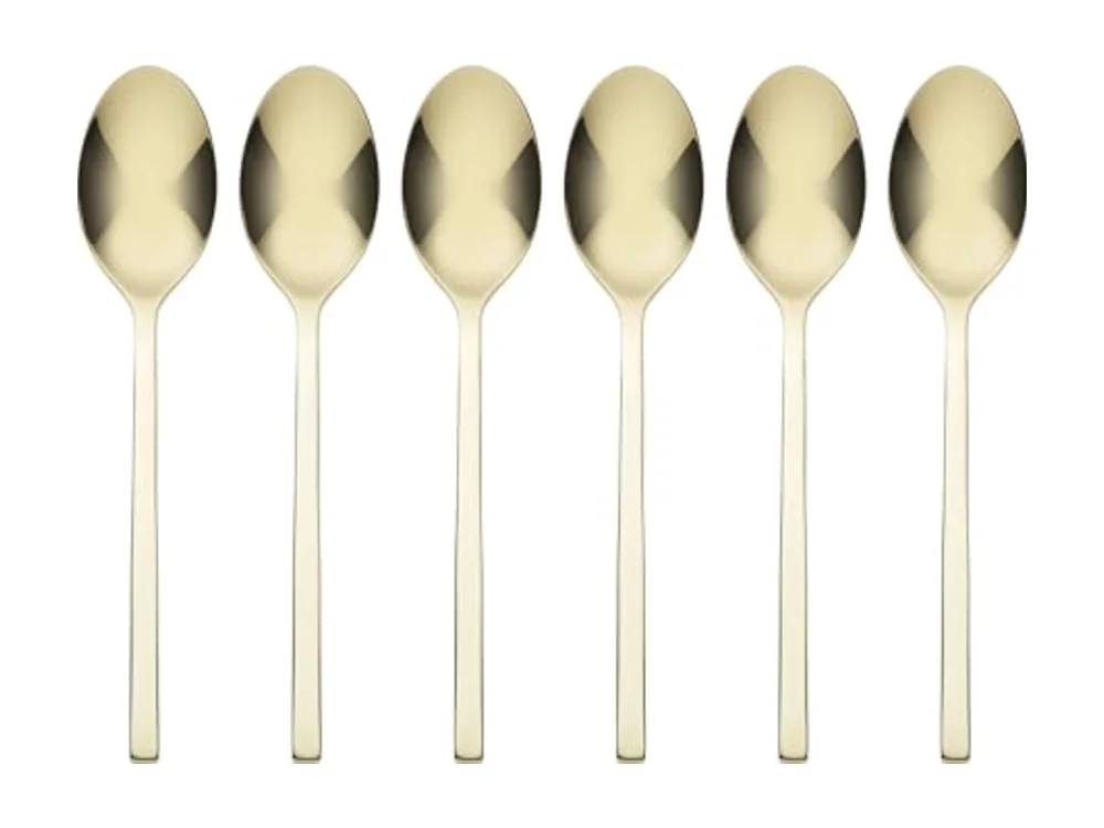 Allay Champagne Everyday Flatware Teaspoons Metallic