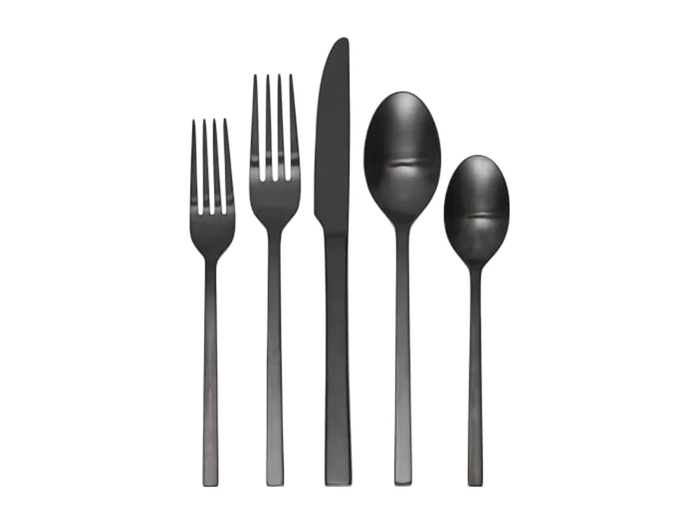 Allay Midnight 20 Piece Everyday Flatware Set