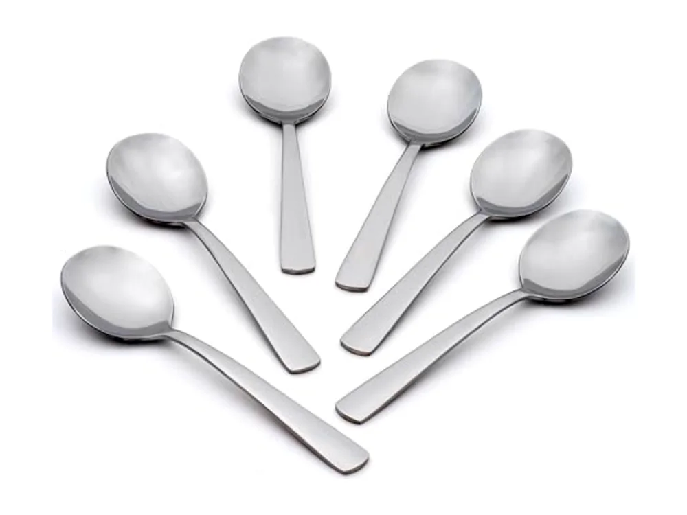 Aptitude Everyday Flatware Soup Spoons Set