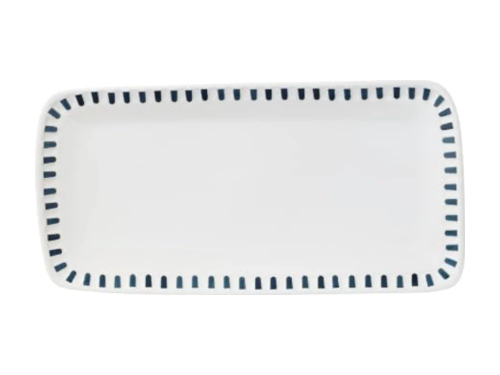 Artisanal Stripe Hors Doeuvres Tray