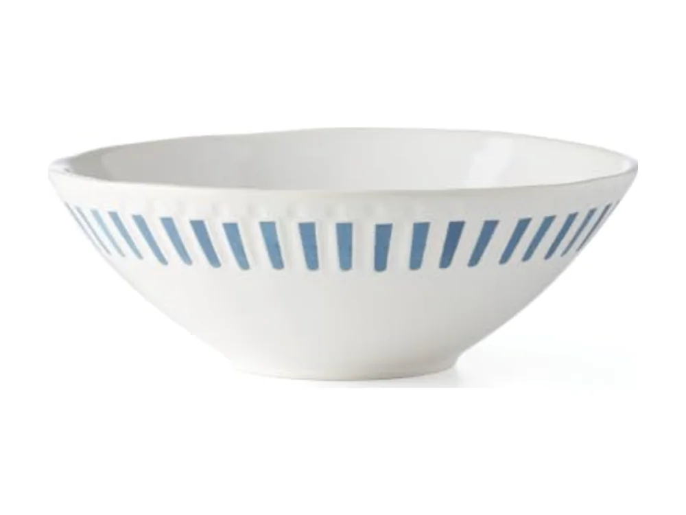 Artisanal Stripe Serving Bowl