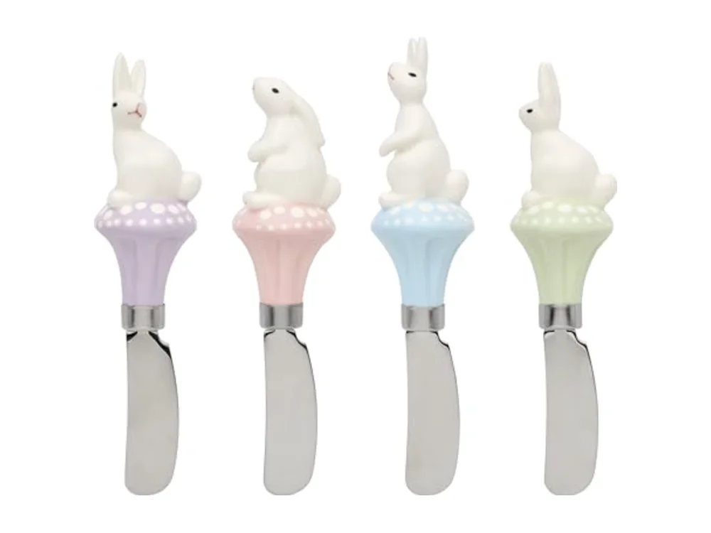 Bunny Hop 4-Piece Cheese Spreader Set