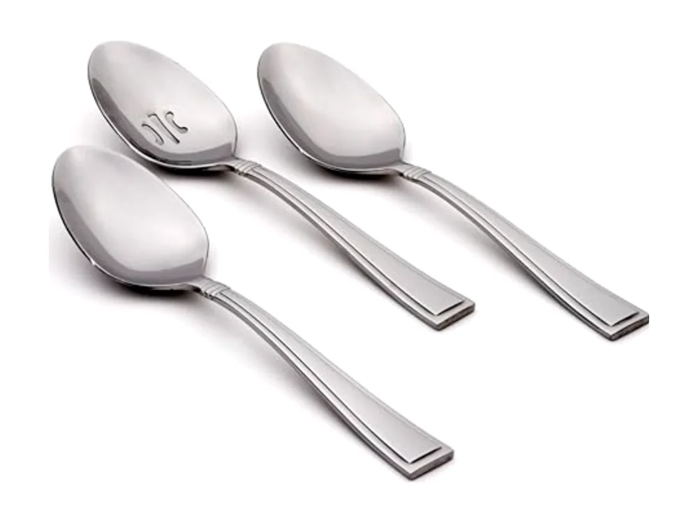 Butler Everyday Flatware Serving Spoons 18/0 Stainless Steel