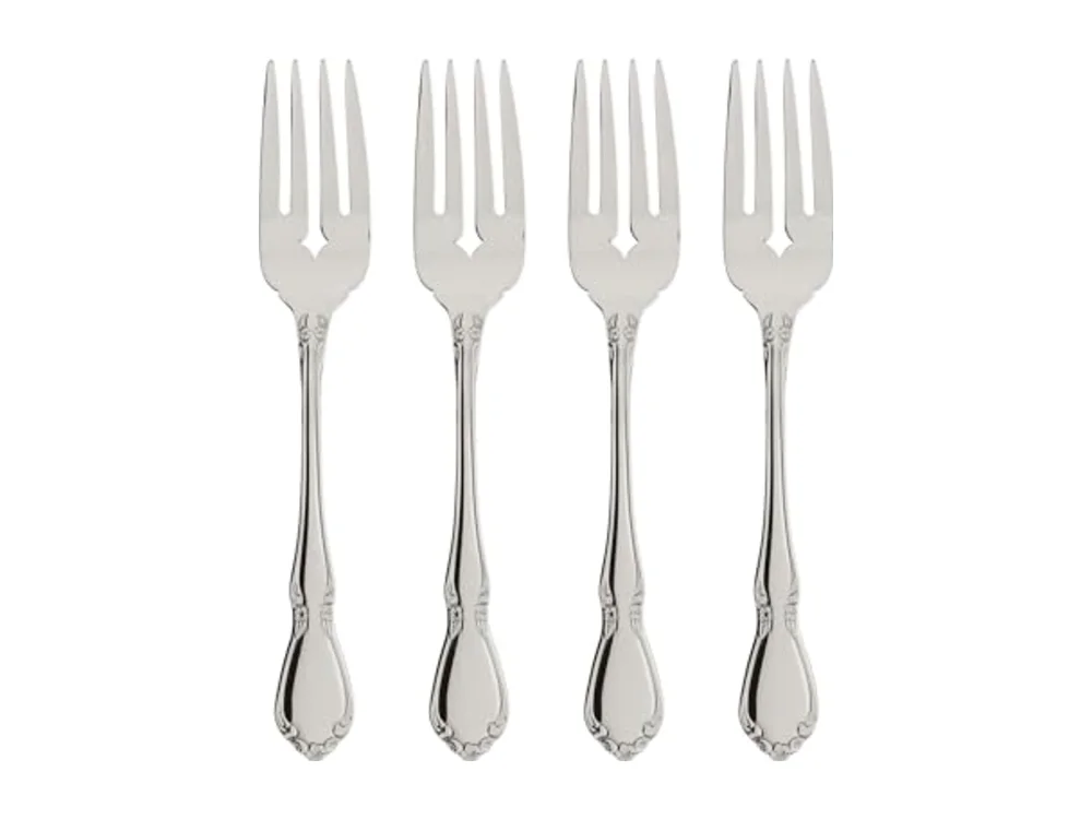 Chateau Fine Flatware 4-Piece Salad Forks Set