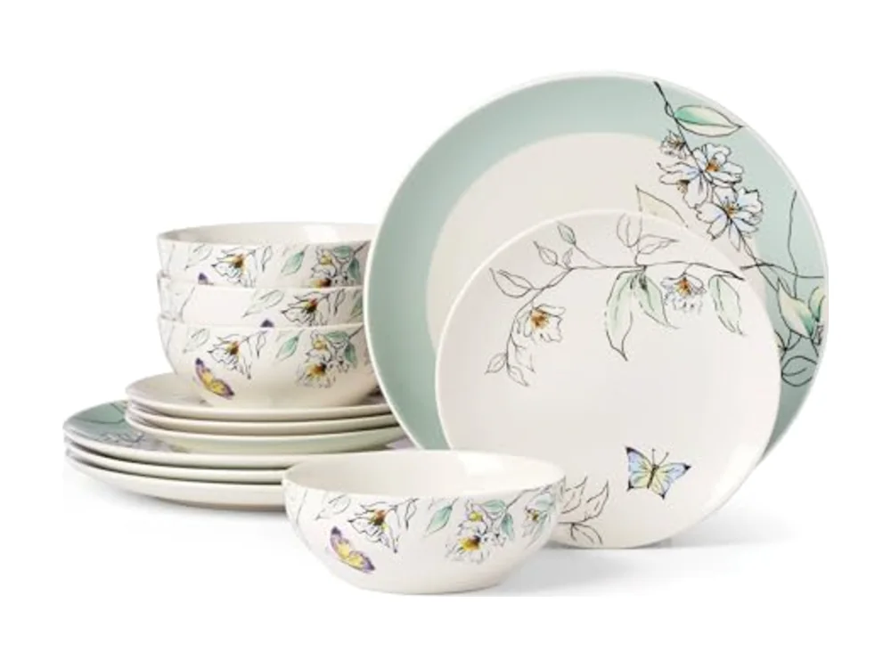 Dinnerware Set Botanica 12-Piece Dinnerware Set