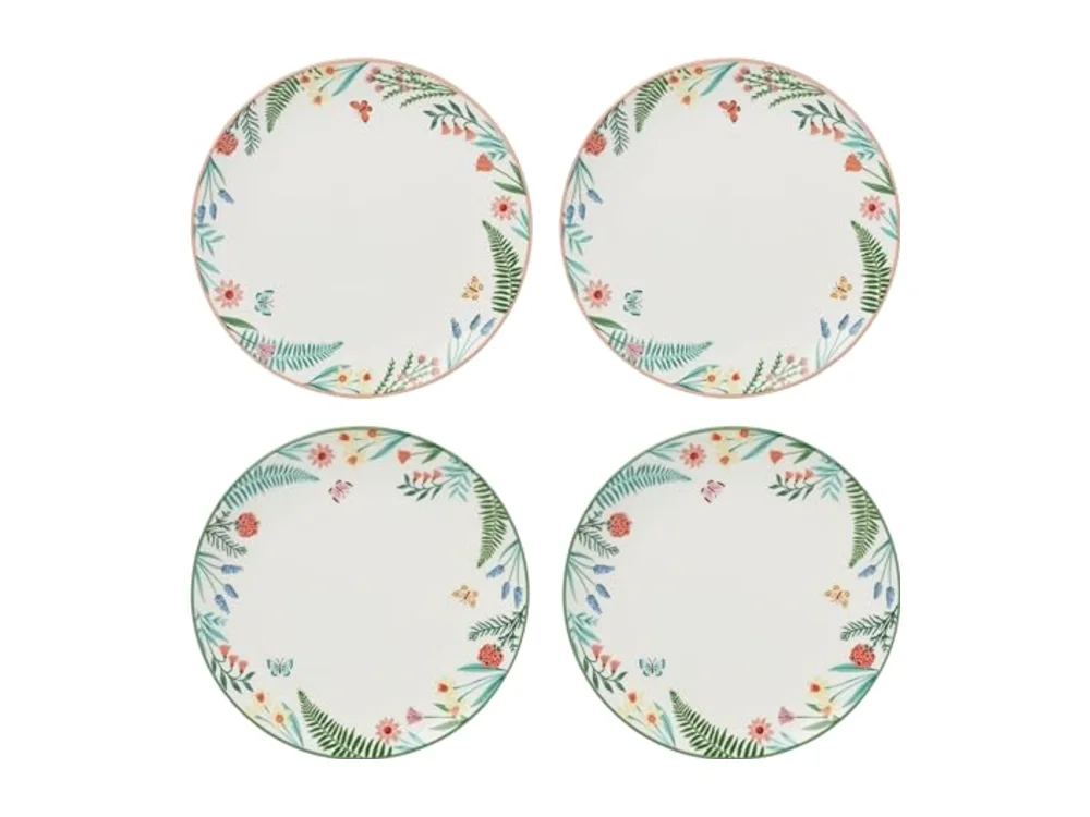 Dinnerware Set First Blooms 4-Piece Accent Plates