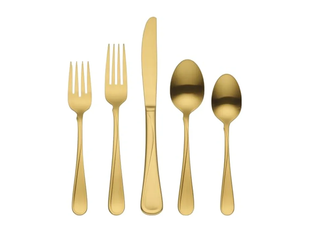 Flight Gold Silverware Set