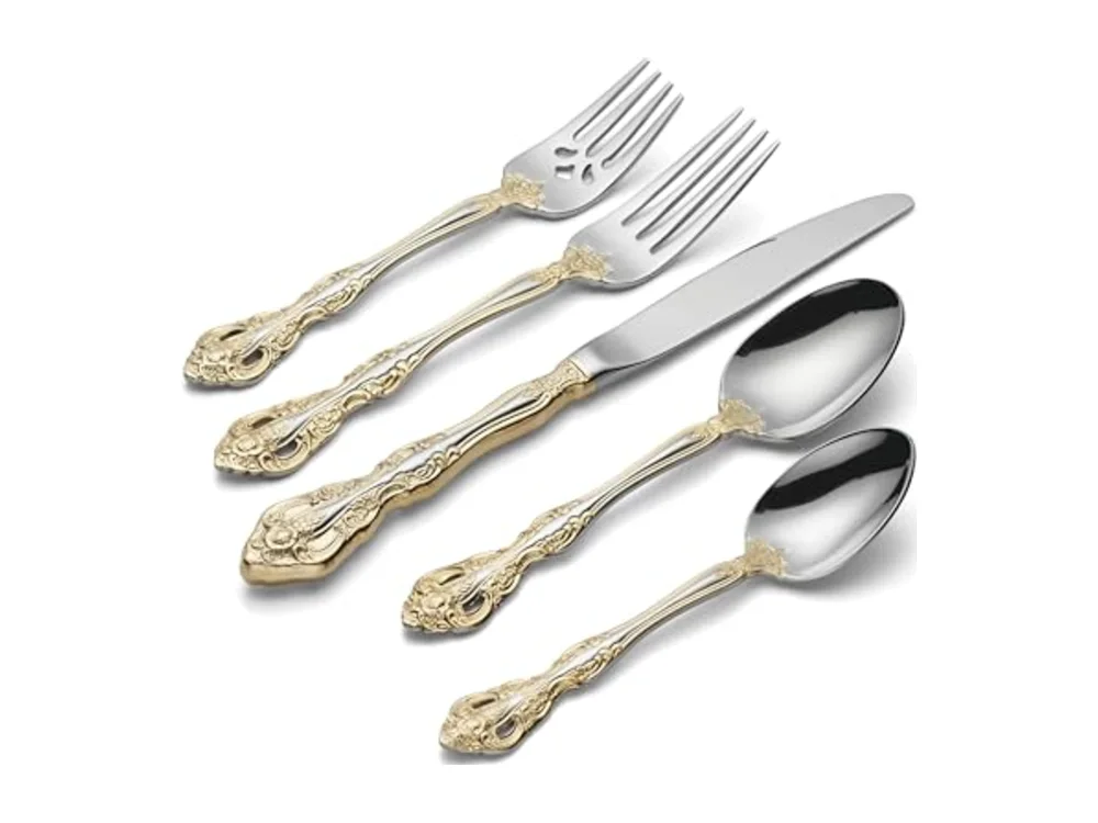 Golden Michelangelo 20 Piece Fine Flatware Set