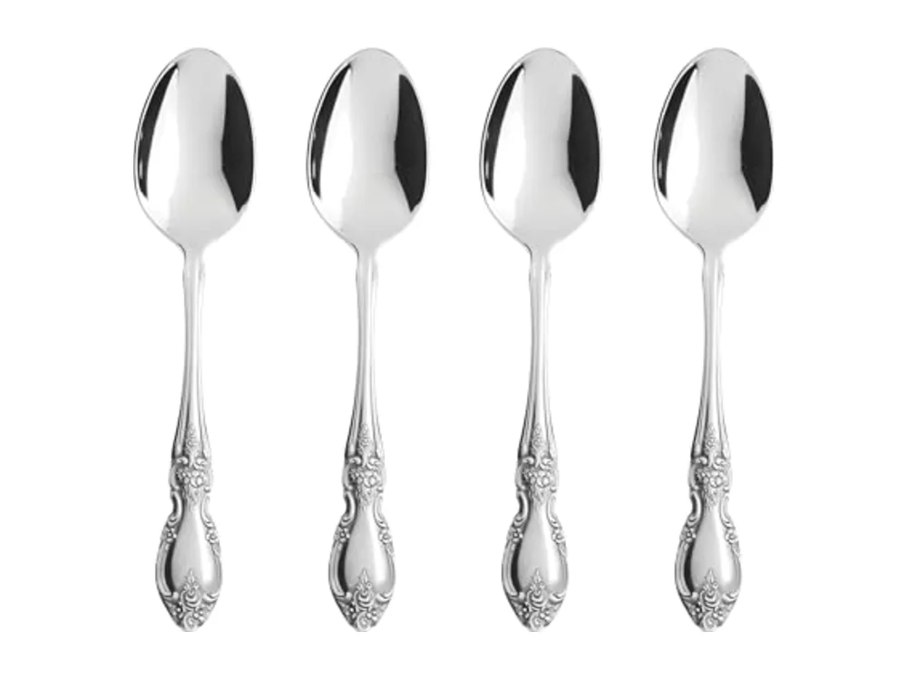 Louisiana 4-Piece Fine Teaspoons Set
