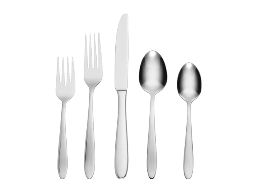 Mooncrest 45-Piece Everyday Flatware Set with Serving