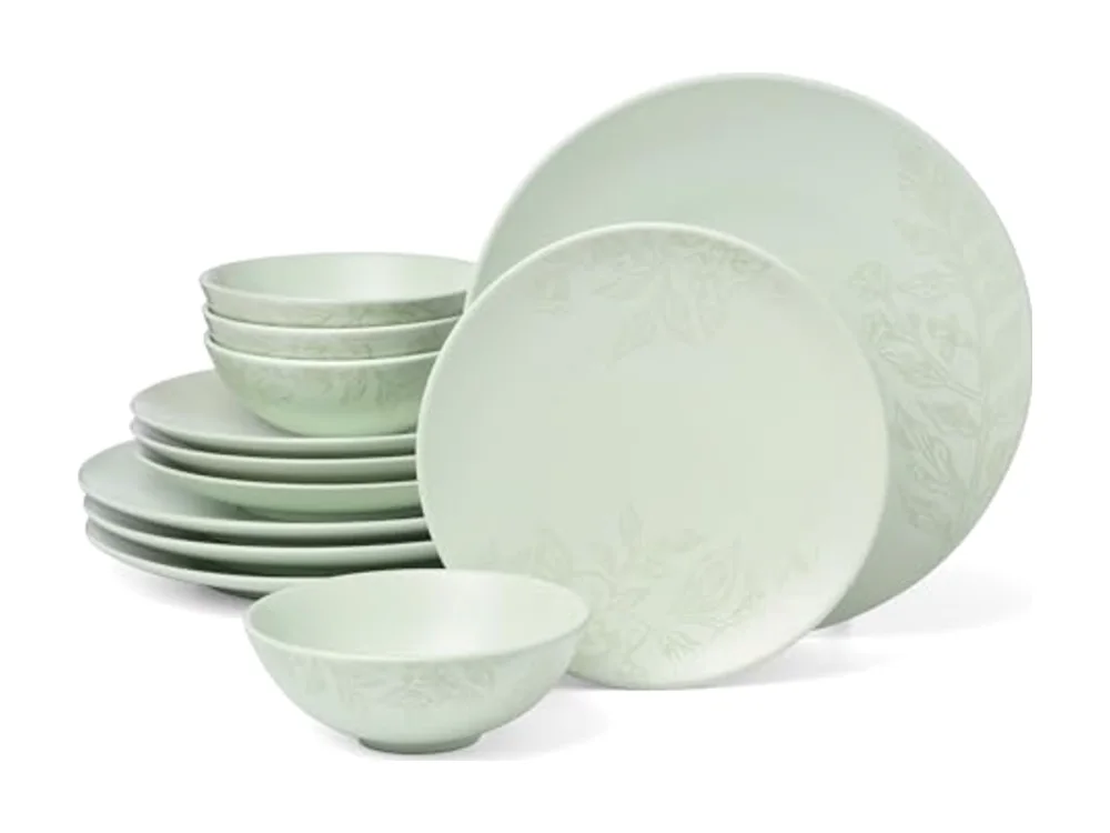 Roseto 12-Piece Dinnerware Set
