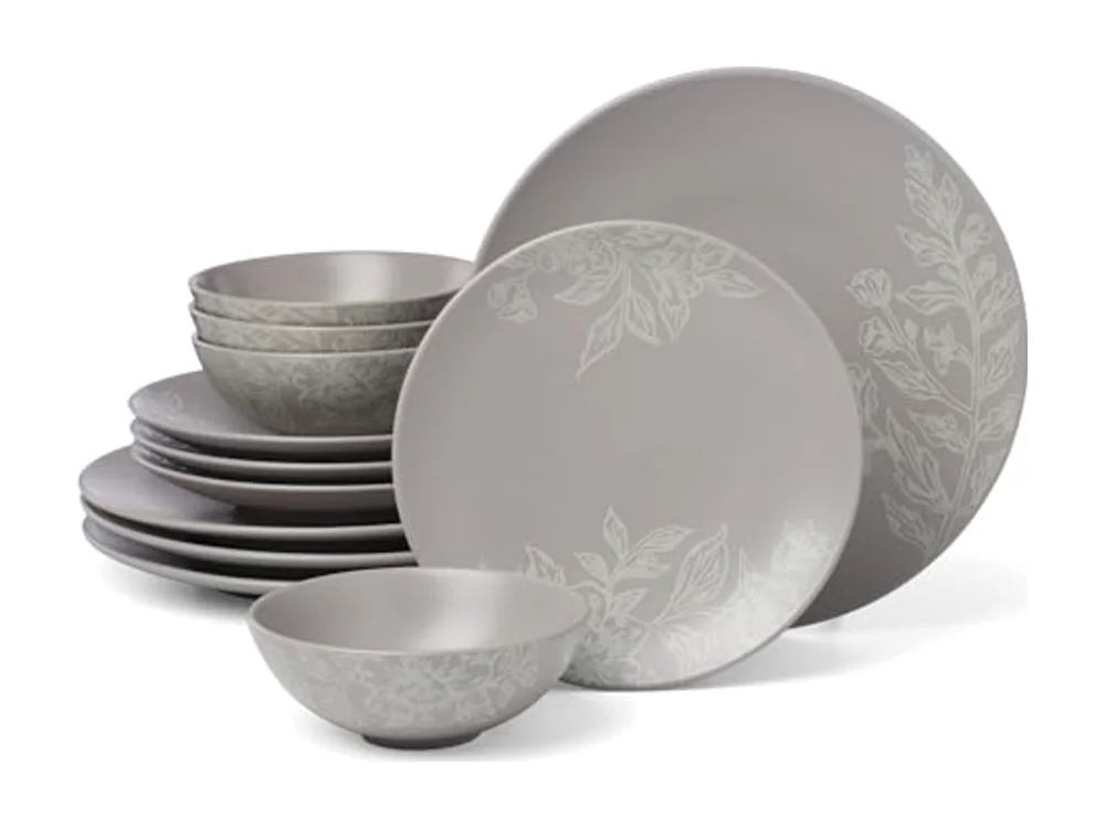 Roseto 12-Piece Dinnerware Set