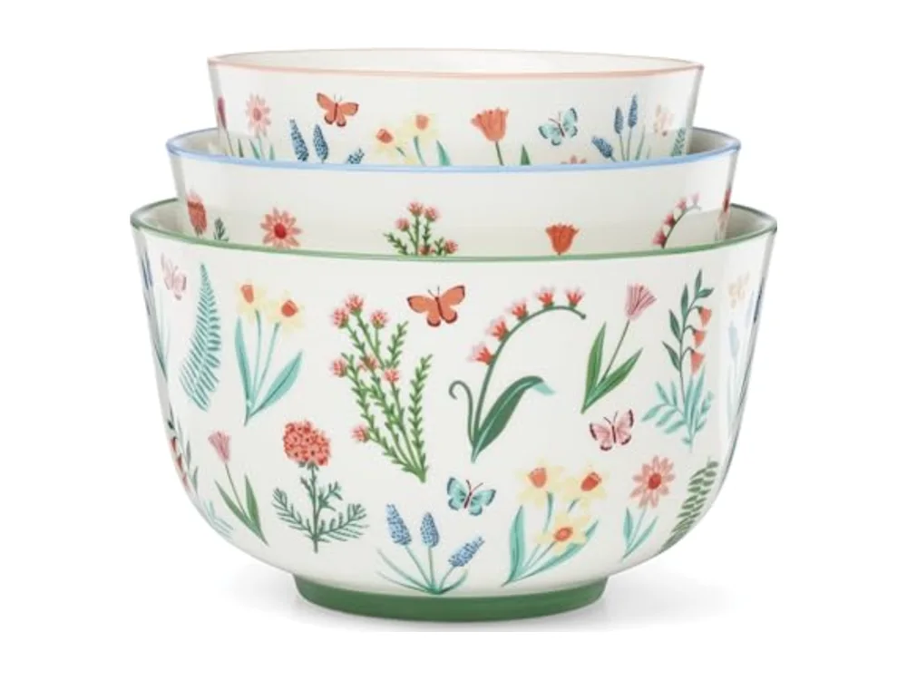 Serveware First Blooms Nesting Bowls Set Of 3