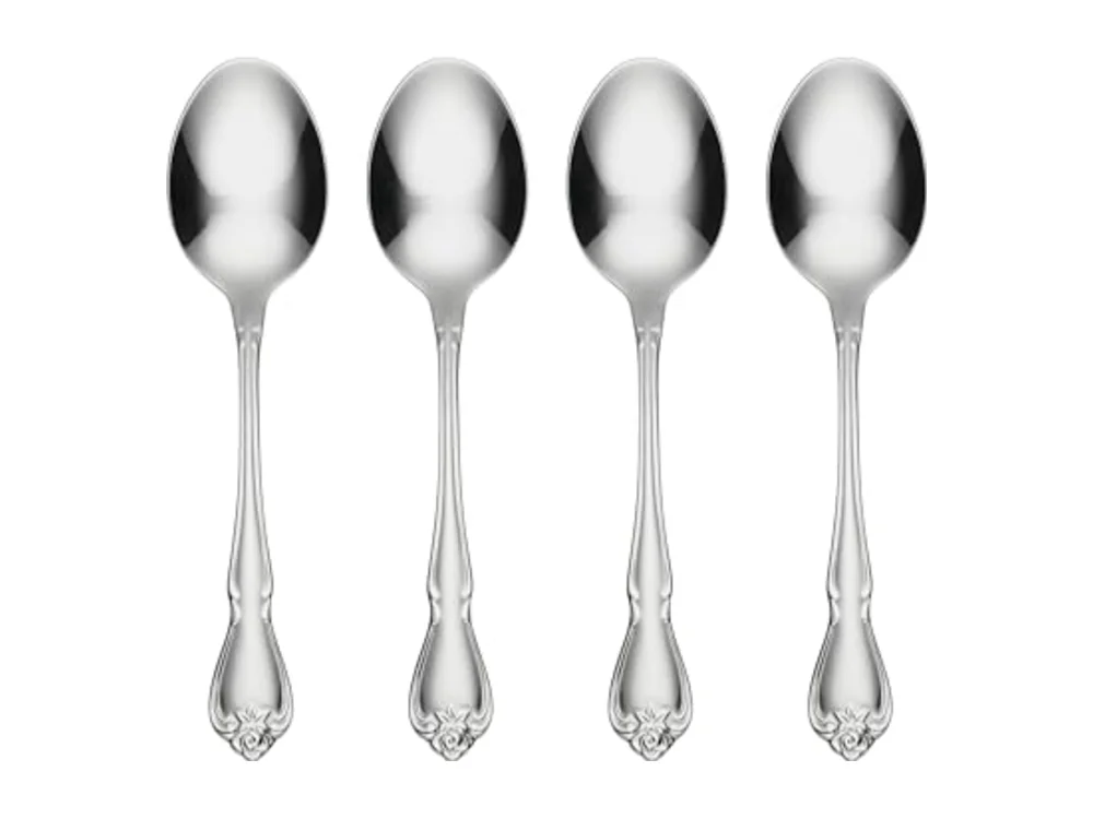 True Rose Everyday Flatware Dinner Spoons