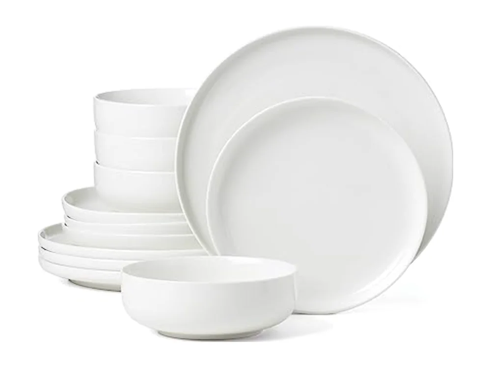 White 24 Seven Piece Dinnerware Set