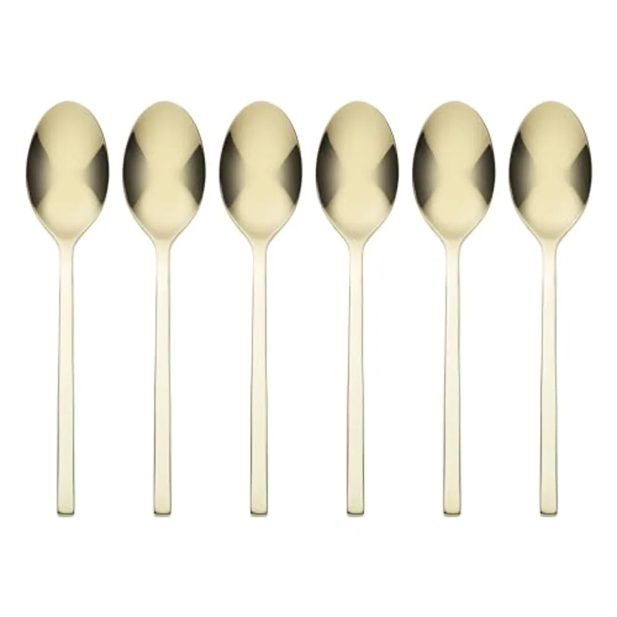 Allay Champagne Everyday Flatware Teaspoons Metallic