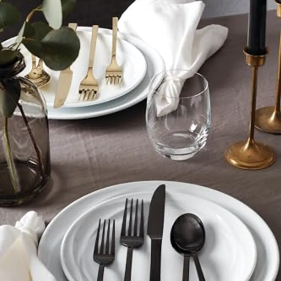 Allay Midnight 20 Piece Everyday Flatware Set view 4