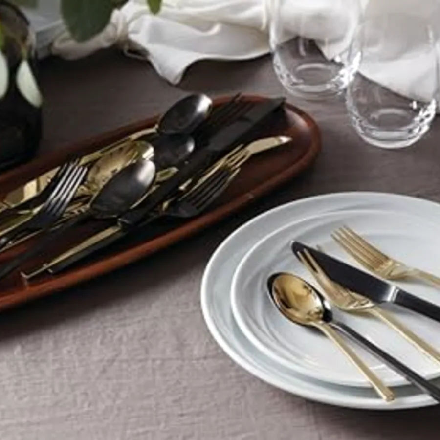 Allay Midnight 20 Piece Everyday Flatware Set view 5