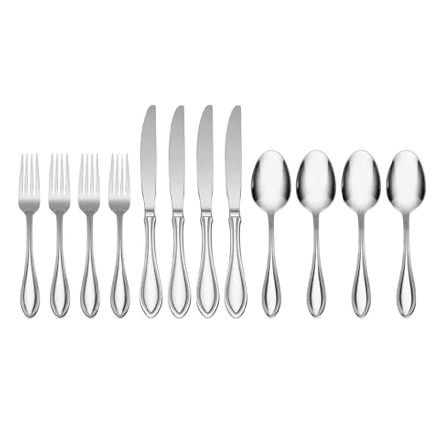 American Harmony 12-Piece Stainless Steel Flatware Set view 2
