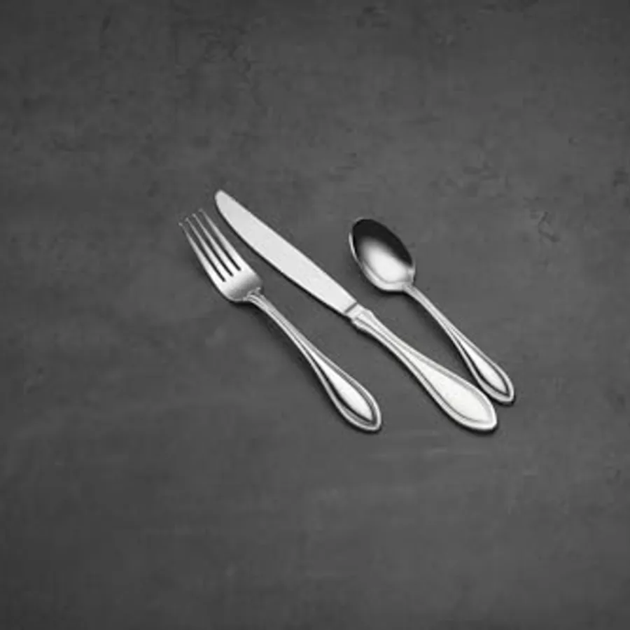American Harmony 12-Piece Stainless Steel Flatware Set view 5