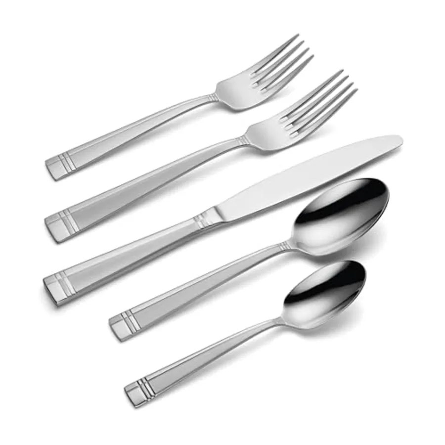 Amsterdam 45-Piece Everyday Flatware Set view 2