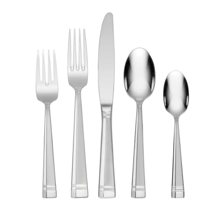 Amsterdam 45-Piece Everyday Flatware Set