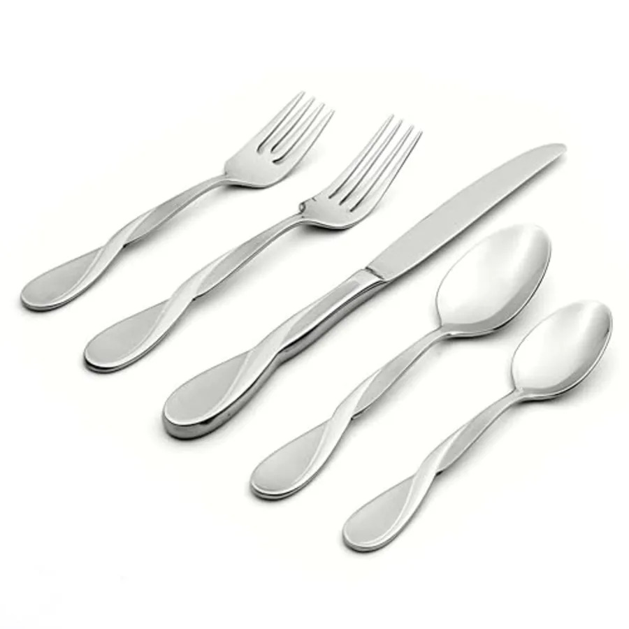 Aquarius 5 Piece Fine Flatware Place view 2