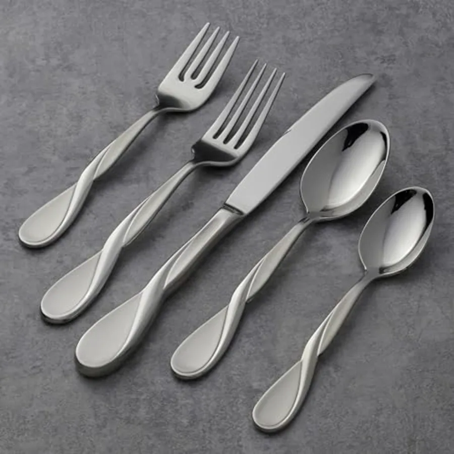 Aquarius 5 Piece Fine Flatware Place view 3