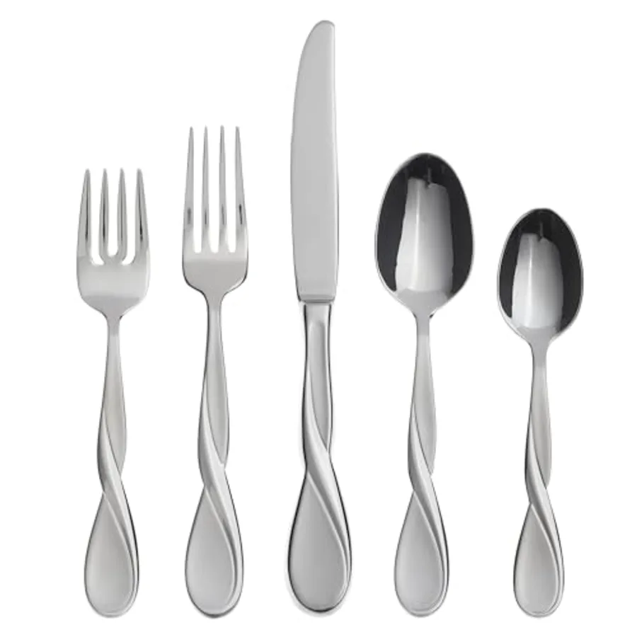 Aquarius 5 Piece Fine Flatware Place