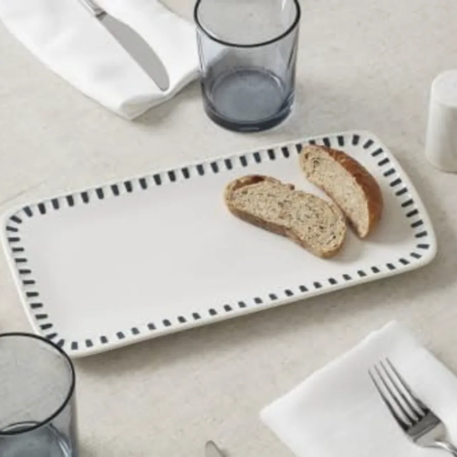 Artisanal Stripe Hors Doeuvres Tray view 2