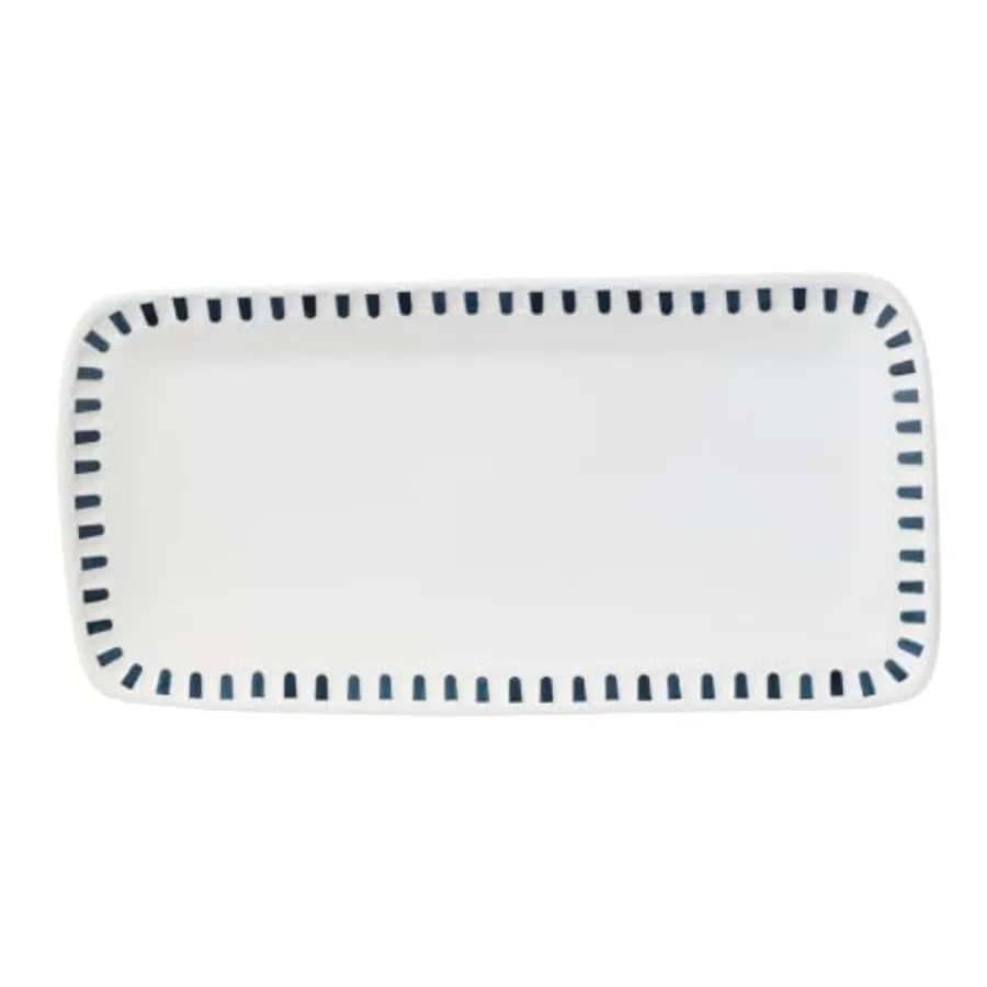 Artisanal Stripe Hors Doeuvres Tray