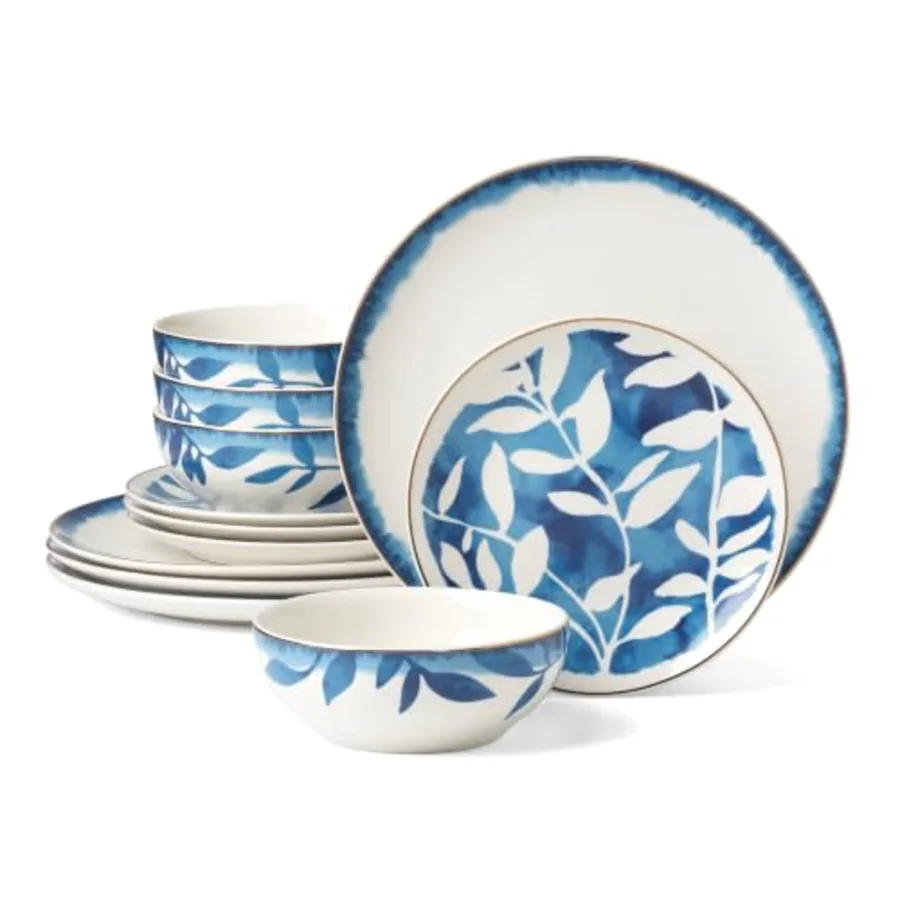Aura 12 Piece Dinnerware Set
