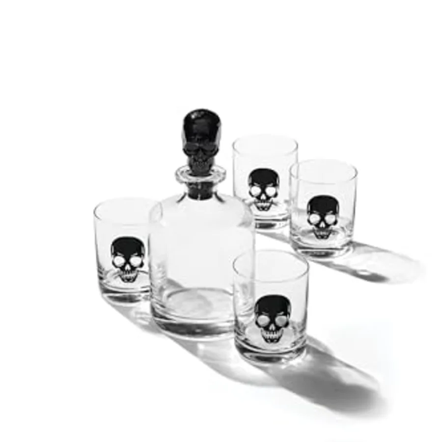 Barware 5-Piece Skeleton Whiskey Set view 2