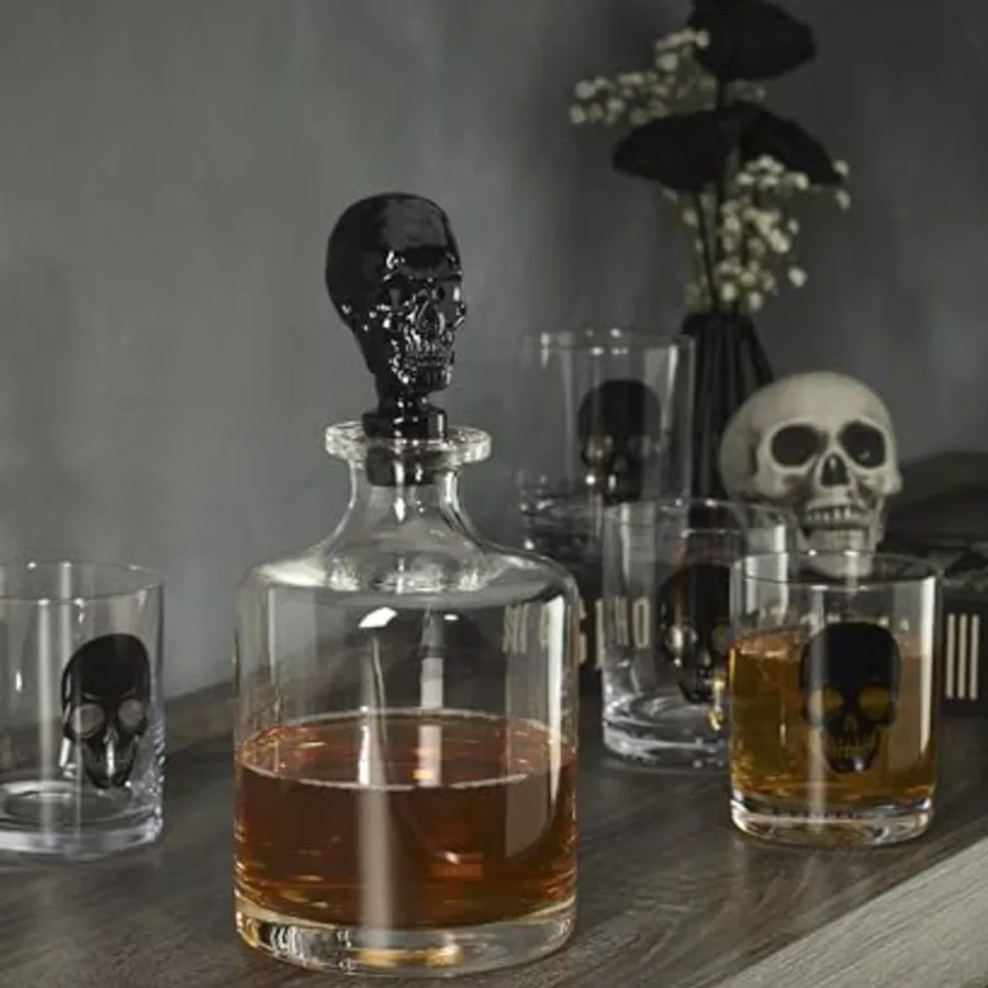 Barware 5-Piece Skeleton Whiskey Set view 3