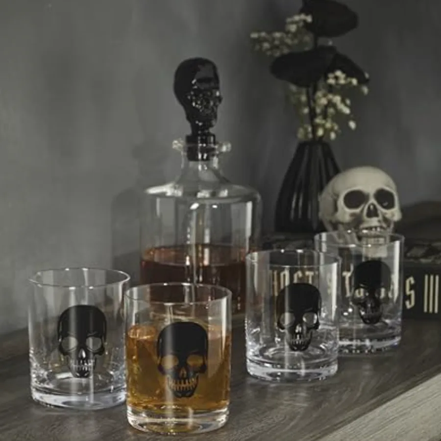 Barware 5-Piece Skeleton Whiskey Set view 4