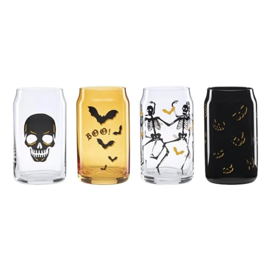 Barware Vintro Halloween Can Cooler Glasses