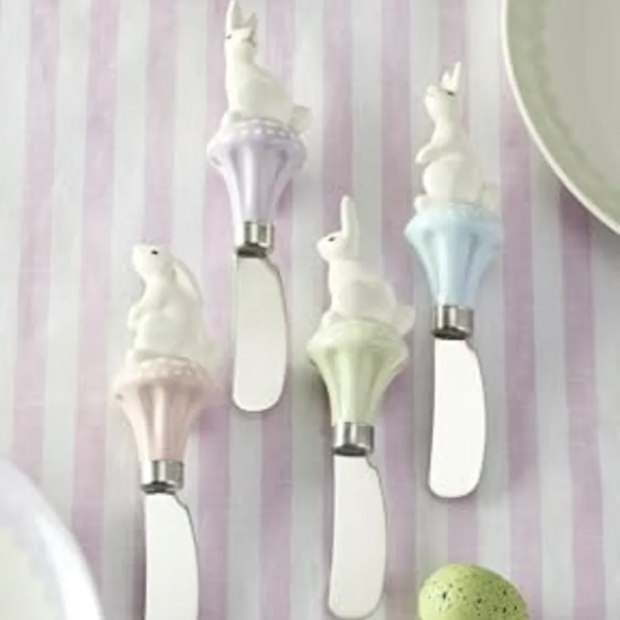Bunny Hop 4-Piece Cheese Spreader Set view 2