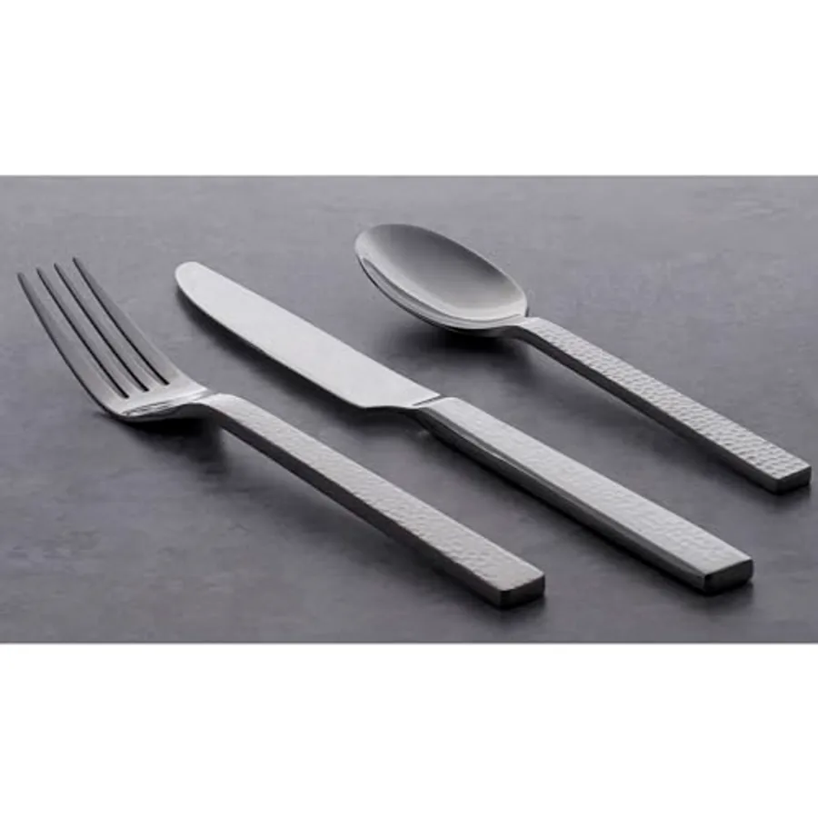 Chefs Table Hammered 45 Piece Everyday Flatware Set view 3