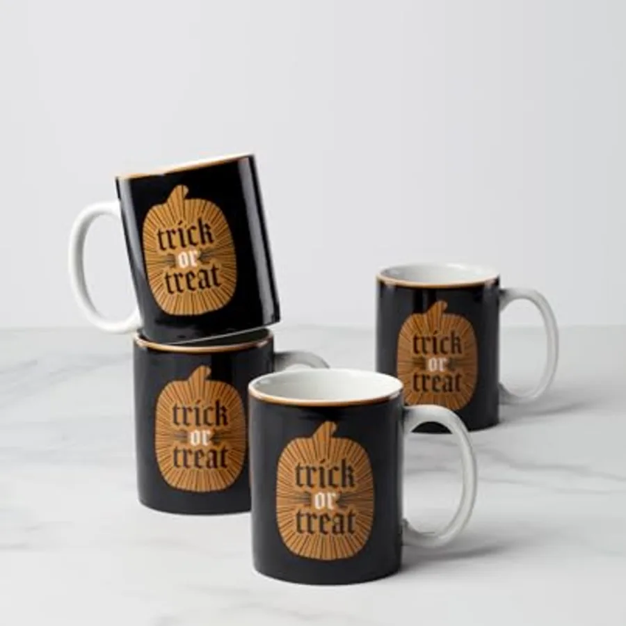 Coffee Mugs Vintro Halloween Trick or Trick 10 Oz Mugs Set view 2