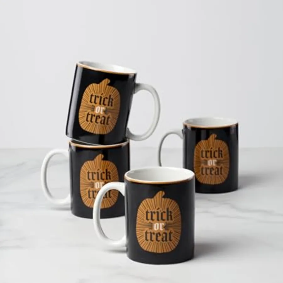 Coffee Mugs Vintro Halloween Trick or Trick 10 Oz Mugs Set view 3