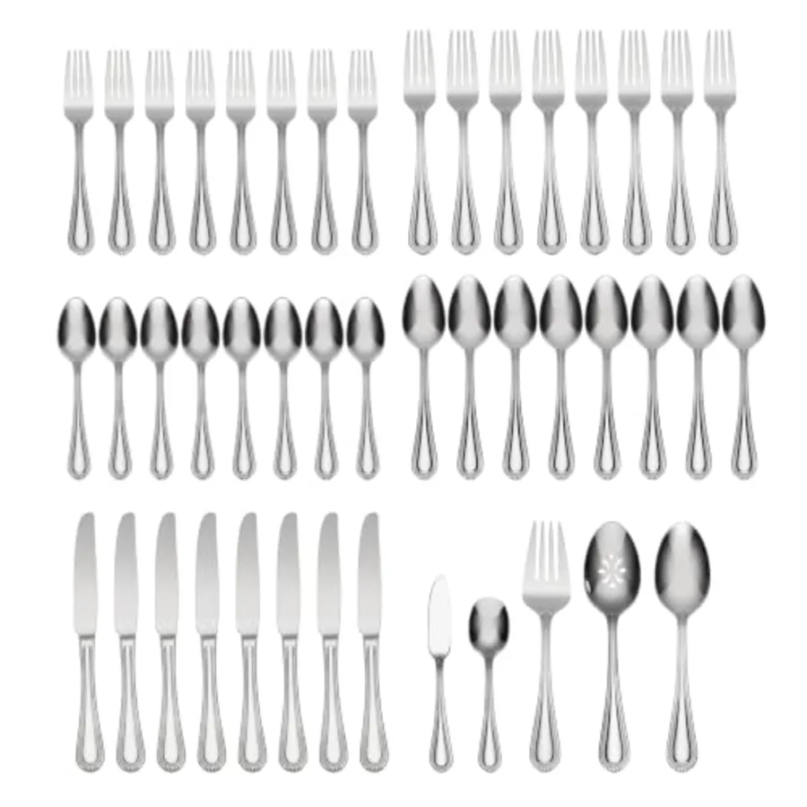 Countess 45-Piece Everyday Flatware Set with Serving view 2