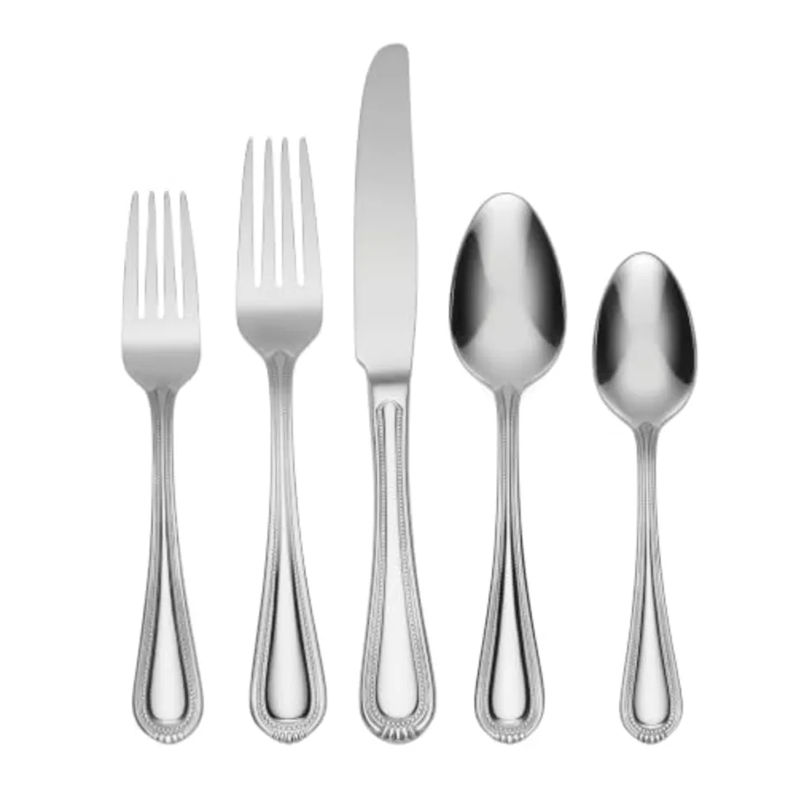 Countess 45-Piece Everyday Flatware Set with Serving