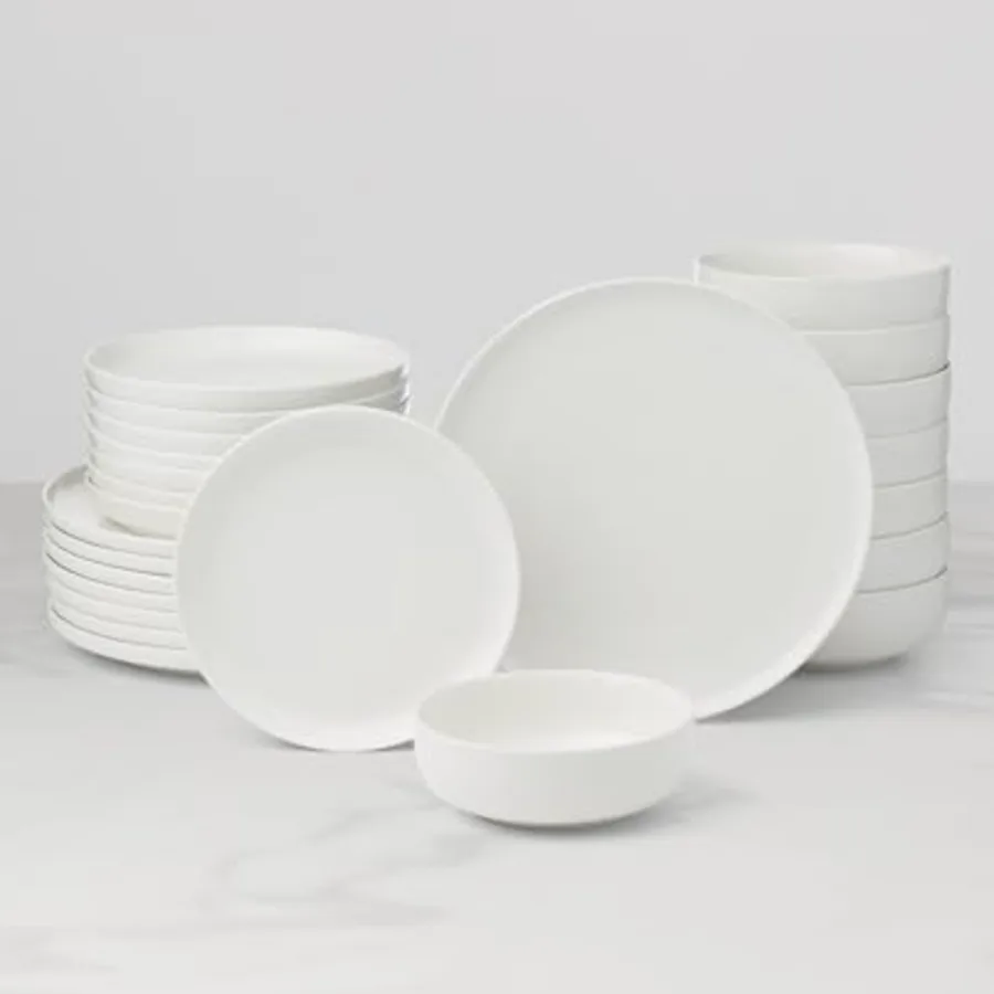 Dinnerware Set 24 Seven White 24-Piece Dinnerware Set view 4