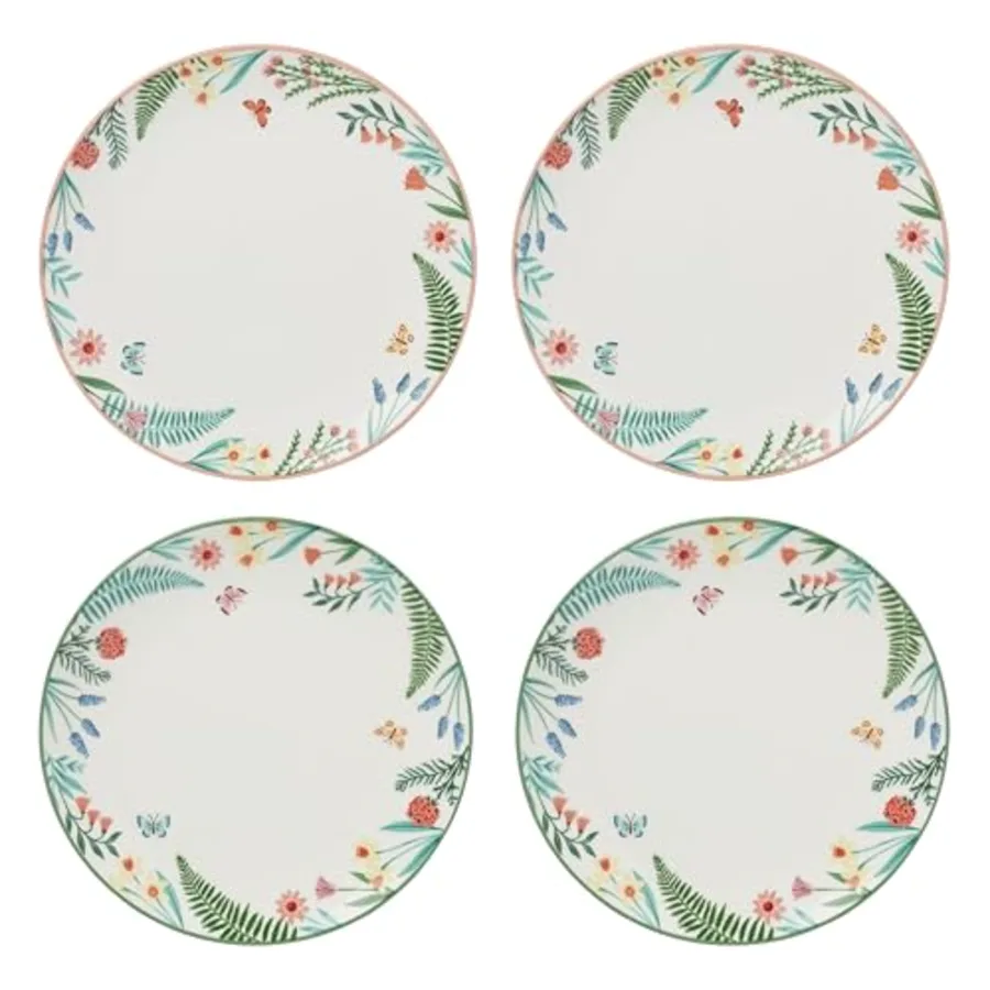 Dinnerware Set First Blooms 4-Piece Accent Plates