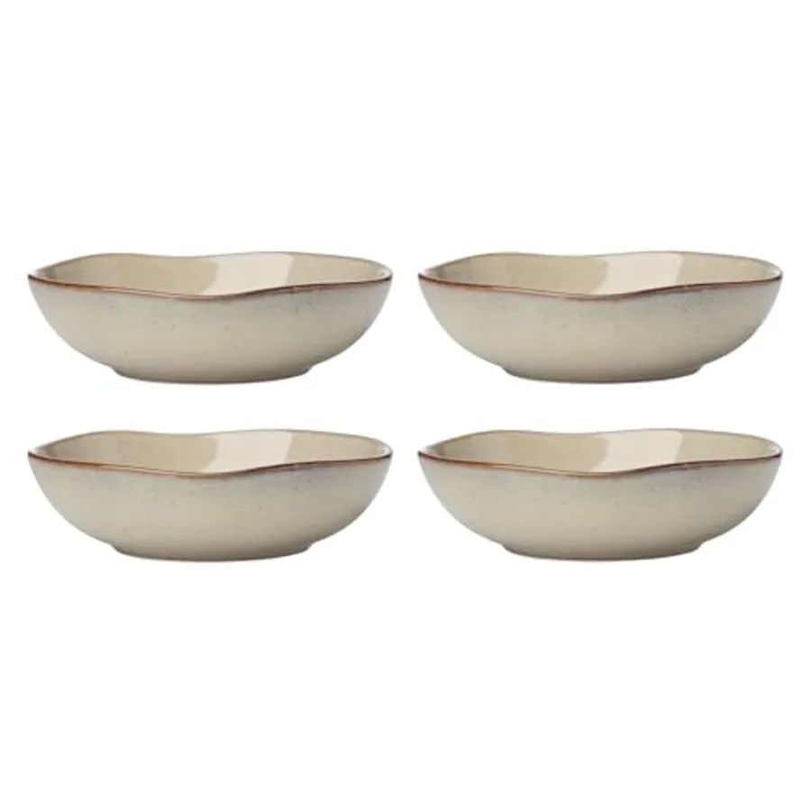 Dinnerware Set Organic Shades Oatmeal Pasta Bowls