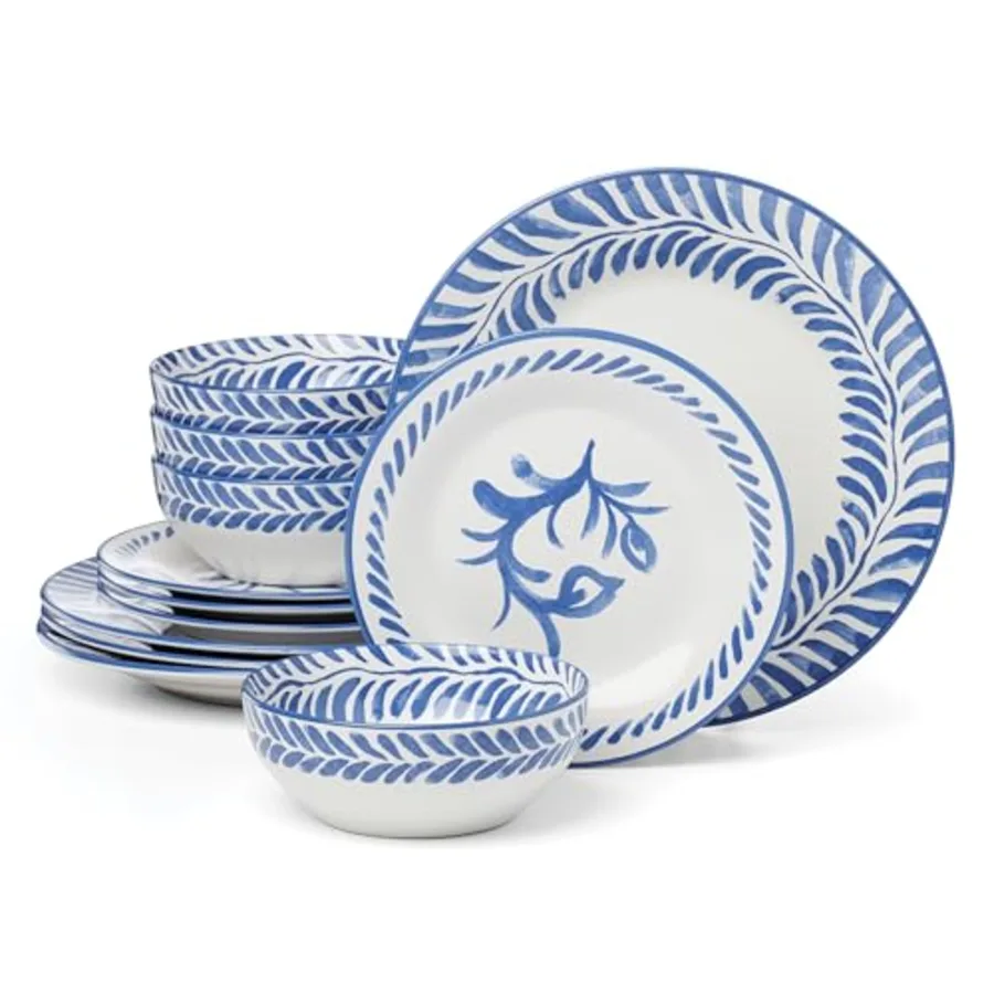 Dinnerware Set Solear Blue 12-Piece Set