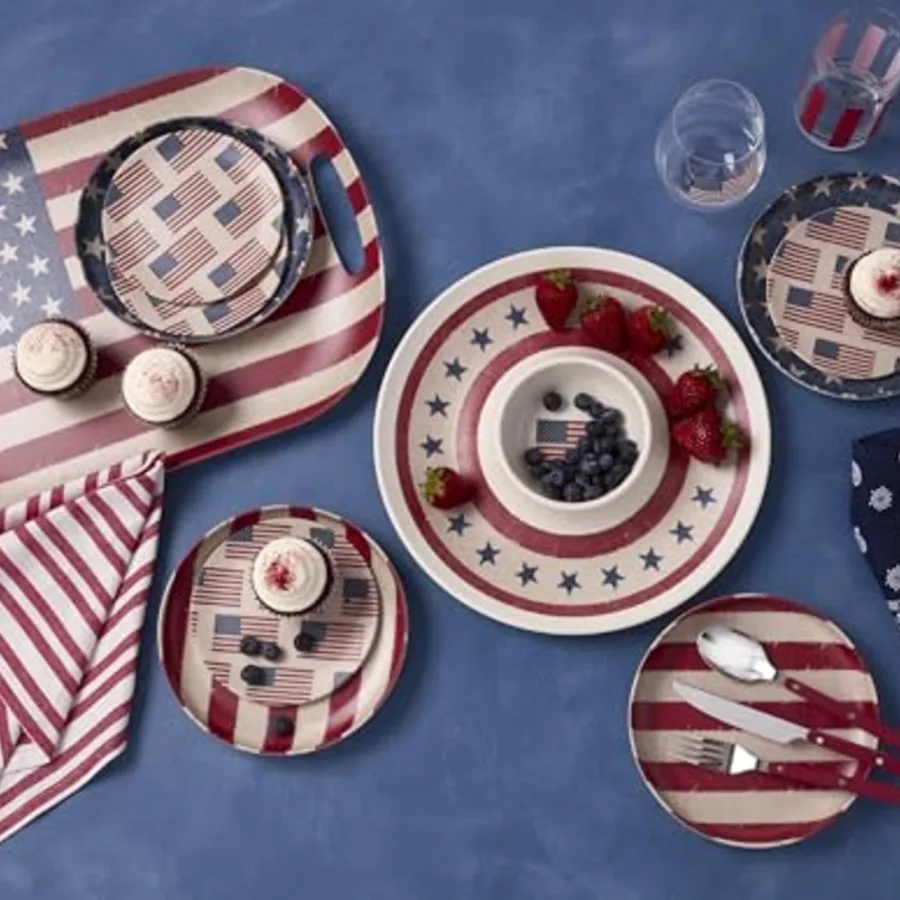 Dinnerware Sets Vintage Americana Tidbit Plates view 5