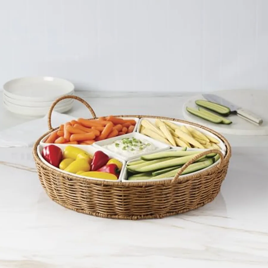 Divided Serving Tray view 4