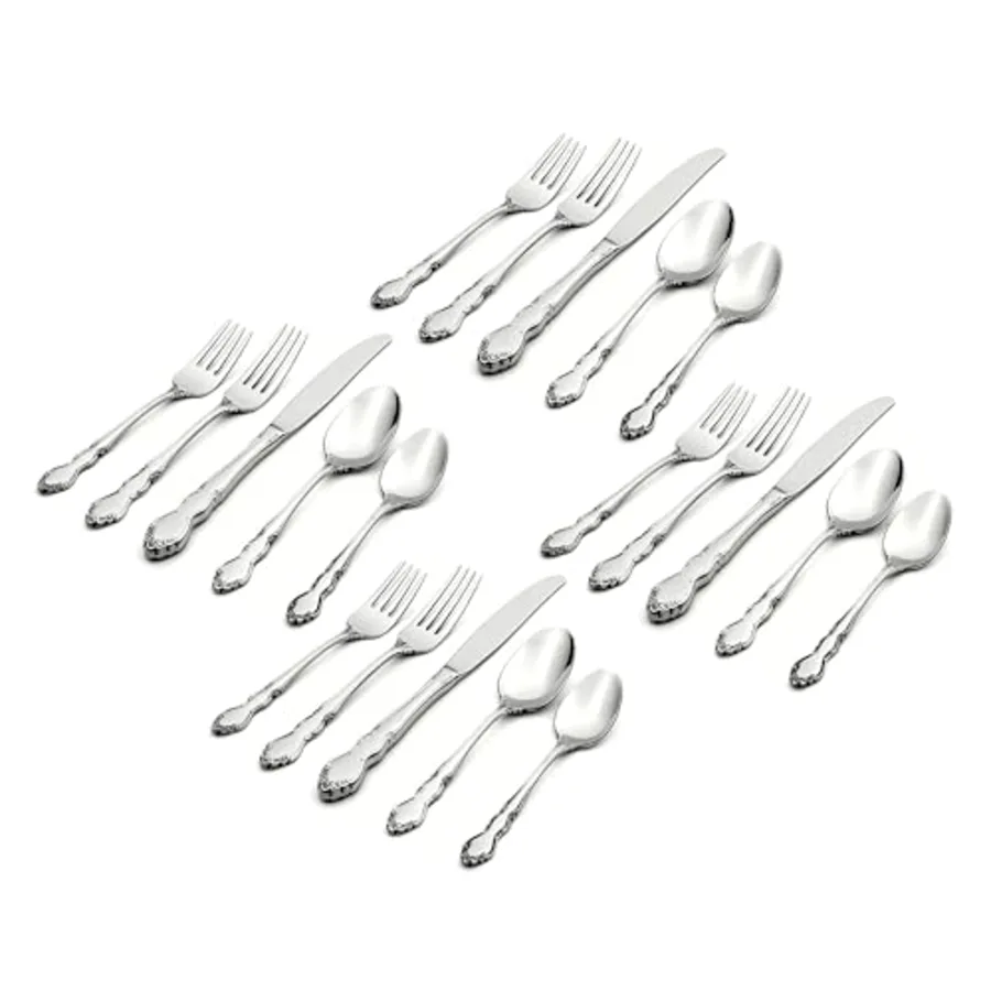 Dover 20 Piece Fine Flatware Set view 2