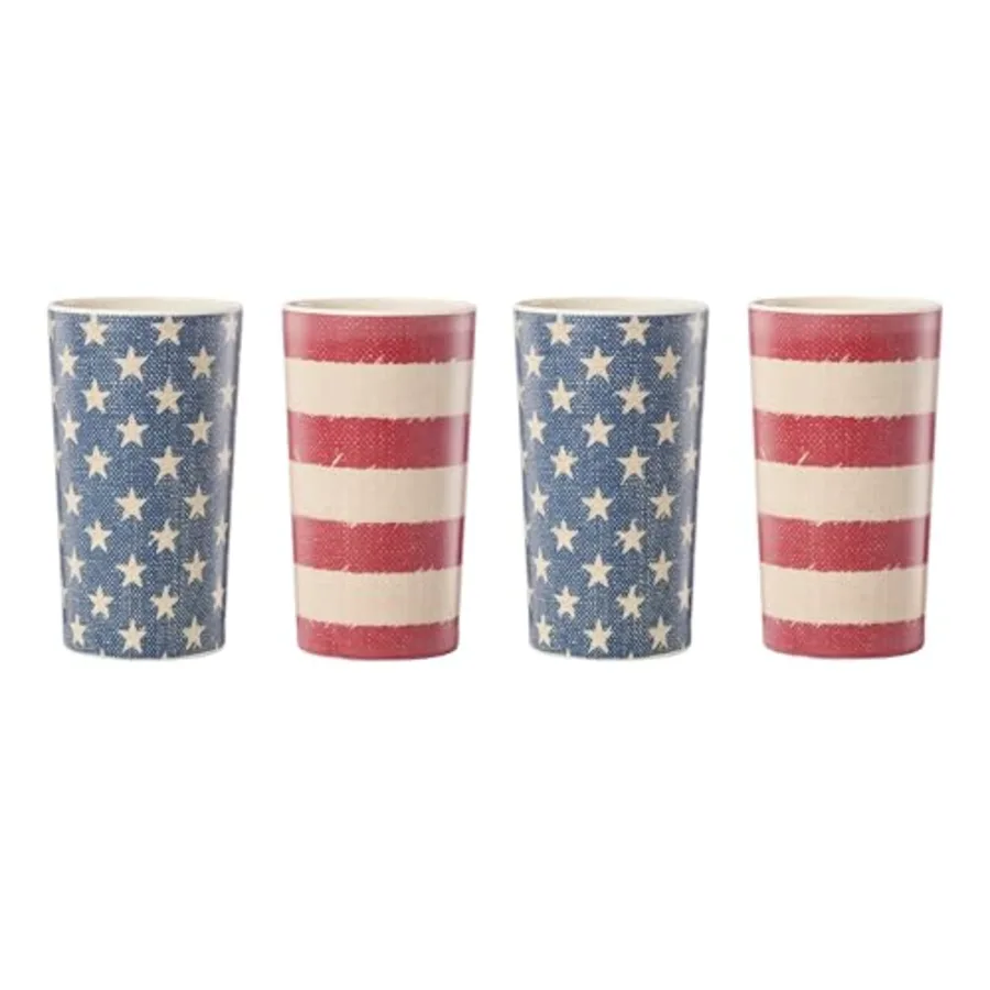 Drinking Glasses Vintage Americana Tumblers